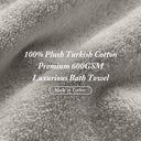 Turkish - 6 Piece Bath Towel Set - Gray - Madison Park Signature - Towel Sets - Elite Enclave Home