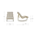 Lyra - Rocker Chair - Beige - Moe's Home Collection - Rocker Chairs - Elite Enclave Home