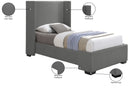 Oxford - Bed - Meridian Furniture - Upholstered Beds - Elite Enclave Home