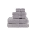 Organic - 6 Piece Towel Set - Gray - Madison Park - Towel Sets - Elite Enclave Home