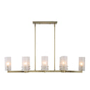 Mistie - 8 Light Linear Chandelier - Bronze