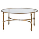 Vitya - Glass Coffee Table - Gold