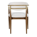 Moxie - Dining Arm Chair - Walnut / White