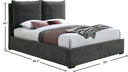 Misha - Bed - Meridian Furniture - Upholstered Beds - Elite Enclave Home