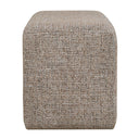 Kelce - Woven Checkered Ottoman - Brown