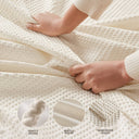 Waffle Weave - Twin Cotton Blanket - Ivory