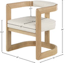 Manchester - Dining Chair - Natural Frame - Meridian Furniture - Arm Chairs - Elite Enclave Home