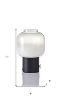 Mod Pod Glass Table Lamp - Black