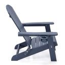 Heavy Duty Plastic Adirondack Chair - Navy Blue
