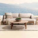 Oliver - Outdoor Round Coffee Table - Butterscotch - Classic Home - Coffee Tables - Elite Enclave Home