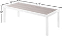 Nizuc - Outdoor Patio Coffee Table - Meridian Furniture - Coffee Tables- Elite Enclave Home
