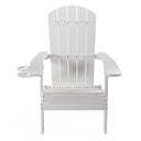 Heavy Duty Plastic Adirondack Chair - White