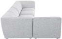 Miramar - 5 Piece Modular Sectional - Meridian Furniture - Stationary Sectionals - Elite Enclave Home