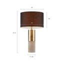 Fulton - Table Lamp - Gold / Black - INK+IVY - Table Lamps - Elite Enclave Home