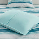 Marina - 6 Piece Quilted Coverlet Set - Aqua