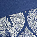 Vienna - King 6 Piece Reversible Coverlet Set - Indigo