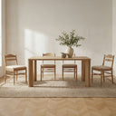 Segment - Small Dining Table - Heritage Brown - Moe's Home Collection - Dining Tables - Elite Enclave Home