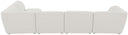 Miramar - 5 Piece Modular Sectional - Meridian Furniture - Stationary Sectionals - Elite Enclave Home