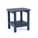 Plastic Outdoor Side Table - Navy Blue