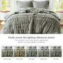 Gia - 2 Piece Twin/Twin Long Solid Comforter Mini Set - Gray