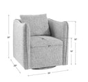 Corben - Swivel Chair - Uttermost - Swivel Chairs - Elite Enclave Home