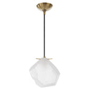 Geodesic - 1 Light Mini Pendant - White