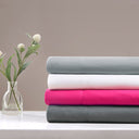 Microfiber - Sheet Set With Side Storage Pockets - Pink