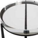 Midas - Round Accent Table - Dark Bronze