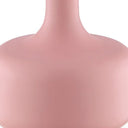 Metal Bedside Table Lamp With White Shade - Pink