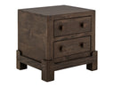 Dark Atenas - 2-Drawer Nightstand - Brown