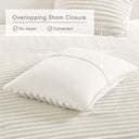 Avril - Twin/Twin Long Fluffy Ribbed Plush Comforter Set - Ivory - Intelligent Design - Comforters & Sets - Elite Enclave Home