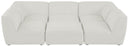 Miramar - 6 Piece Modular Sectional - Meridian Furniture - Stationary Sectionals - Elite Enclave Home