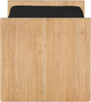 Waverly - Bench With Natural Frame - Meridian Furniture - Upholstered Benches - Elite Enclave Home