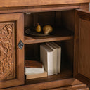 Amita - 3 Drawer 4 Door Cabinet - Brown - Classic Home - Buffets - Elite Enclave Home