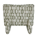 Willa - Accent Chair - Green / White