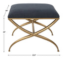 Crossing - Small Bench - Uttermost - Accent Benches - Elite Enclave Home