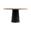 Lunen - 55" Round Dining Table - Soft Reef Noir - Classic Home - Dining Tables - Elite Enclave Home