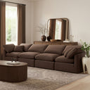 Indulge - Velvet 4 Seat Modular Sofa - Meridian Furniture - Stationary Sectionals - Elite Enclave Home