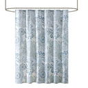 Isla - Printed Shower Curtain - Blue - Madison Park - Shower Curtains - Elite Enclave Home