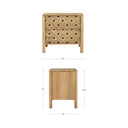 Fulton - Nightstand - Natural - Moe's Home Collection - Accent Nightstands - Elite Enclave Home