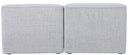 Miramar - 2 Seat Armless Modular Sofa - Meridian Furniture - Stationary Sectionals - Elite Enclave Home
