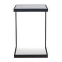 Windell - Cantilever Accent Table - Black & Pearl Silver - Uttermost - Accent Tables- Elite Enclave Home