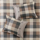 Ridge - King 7 Piece Herringbone Comforter Set - Neutral