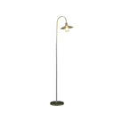 Arched Floor Lamp With Gold Metal Cage Shade - Gold - HomeRoots - Floor Lamps - Elite Enclave Home