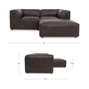 Form - Nook Modular Sectional - Espresso Brown - Moe's Home Collection - Stationary Sectionals - Elite Enclave Home