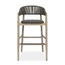 Dermott - Outdoor Bar Stool - Brown / Dark Gray