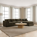 Cates - Classic L Modular Sectional - Dark Green - Moe's Home Collection - Stationary Sectionals - Elite Enclave Home
