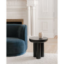 Rocca - Cement Side Table - Black - Moe's Home Collection - Side Tables - Elite Enclave Home