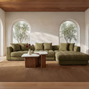 Abi - Nesting Coffee Table Cosmos Marble - Beige / Light Brown - Moe's Home Collection - Nesting Tables - Elite Enclave Home