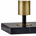 Marble Metal Standard Table Lamp - Black